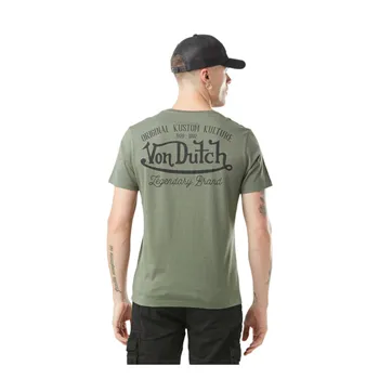 cafe 4 racer - Von Dutch Eye t-shirt kaki - Von Dutch Trička 
