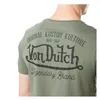 cafe 4 racer - Von Dutch Eye t-shirt kaki - Von Dutch Trička 