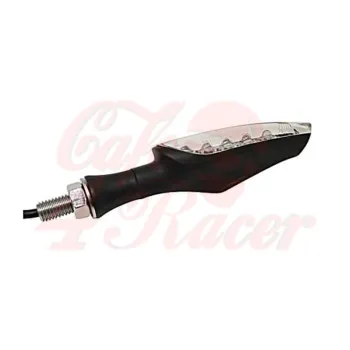 cafe 4 racer - KOSO KOSO LED indikátory, matné čierne kovové telo, priehľadná šošovka - Koso Štandardné smerovky 4054783025640