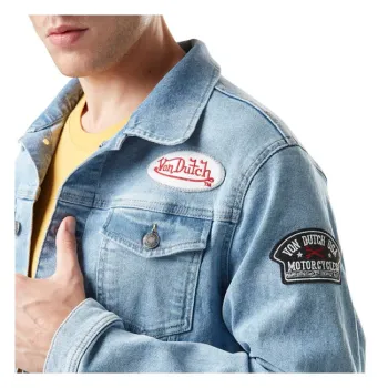 cafe 4 racer - Von Dutch Denim jacket blue - Von Dutch Jackets 