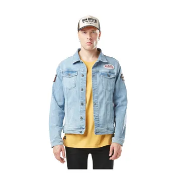 cafe 4 racer - Von Dutch Džínová bunda modrá - Von Dutch Bundy 