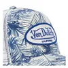 cafe 4 racer - Von Dutch Lifestyle cap imprime plants blue/white - Von Dutch Caps 