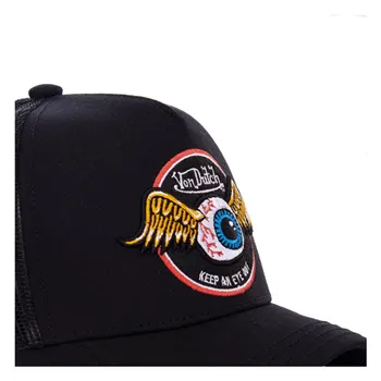 cafe 4 racer - Von Dutch Trucker cap Rag black  - Von Dutch Šiltovka 