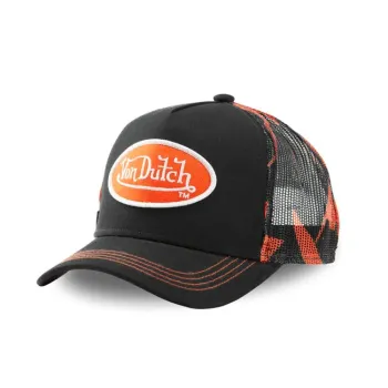 cafe 4 racer - Von Dutch Trucker cap Rag black  - Von Dutch Šiltovka 