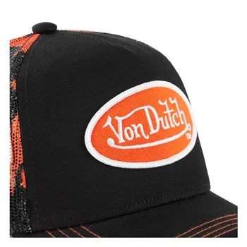 cafe 4 racer - Von Dutch Lifestyle cap black/orange - Von Dutch Caps 