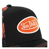 cafe 4 racer - Von Dutch Lifestyle cap black/orange - Von Dutch Caps 