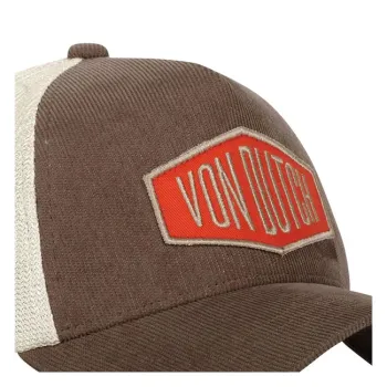cafe 4 racer - Von Dutch Corduroy cap brown - Von Dutch Caps 