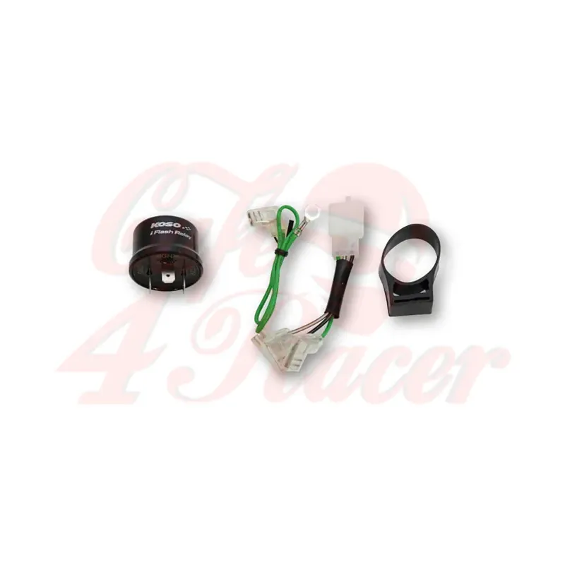 cafe 4 racer - KOSO 3-pin universal flasher relay - Koso Flasher&Starter  Relays  4054783225361