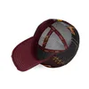 cafe 4 racer - Von Dutch logo cap black/burgundy - Von Dutch Caps 
