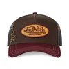 cafe 4 racer - Von Dutch logo cap black/burgundy - Von Dutch Caps 