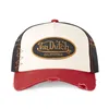 cafe 4 racer - Von Dutch logo cap grey/red - Von Dutch Caps 