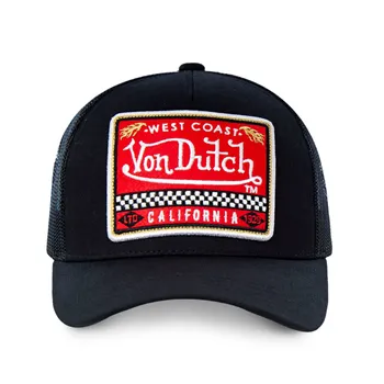 cafe 4 racer - Von Dutch West Coast cap black - Von Dutch Kšiltovky 