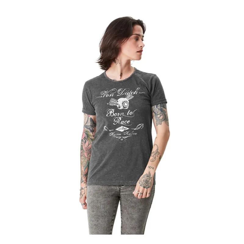 cafe 4 racer - Von Dutch Ride female t-shirt  - Von Dutch T-Shirts 