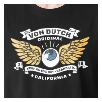 Tričko Von Dutch Wings Noir