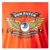 cafe 4 racer - Von Dutch Wings Orange t-shirt - Von Dutch T-Shirts 