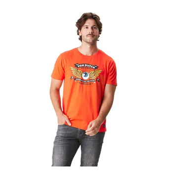 Von Dutch Wings Oranžové tričko