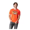 cafe 4 racer - Von Dutch Wings Orange t-shirt - Von Dutch T-Shirts 