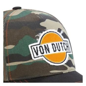 cafe 4 racer - Von Dutch Heritage čepice camouflage - Von Dutch Kšiltovky 