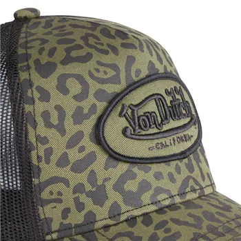 cafe 4 racer - Von Dutch Leopard kšiltovka khaki - Von Dutch Šiltovka 