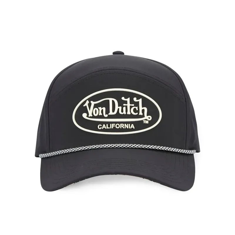 cafe 4 racer - Von Dutch Cord 04 čiapka čierna - Von Dutch Šiltovka 