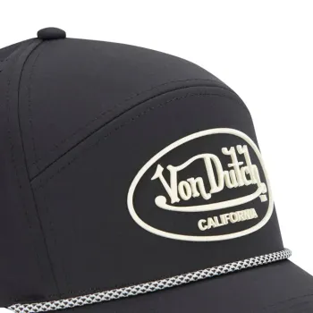 cafe 4 racer - Von Dutch Cord 04 čiapka čierna - Von Dutch Šiltovka 