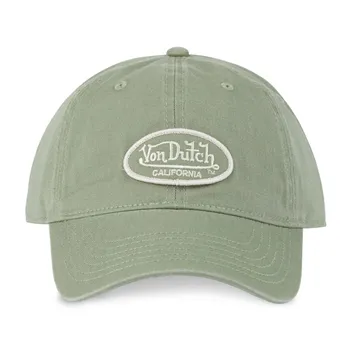 cafe 4 racer - Kšiltovka Von Dutch Logo světle khaki - Von Dutch Šiltovka 