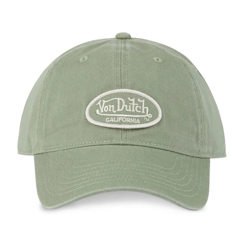 cafe 4 racer - Kšiltovka Von Dutch Logo světle khaki - Von Dutch Šiltovka 