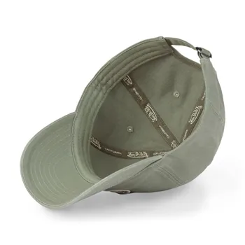 cafe 4 racer - Kšiltovka Von Dutch Logo světle khaki - Von Dutch Šiltovka 