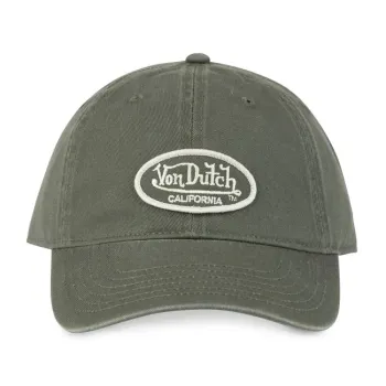 cafe 4 racer - Kšiltovka s logem Von Dutch khaki - Von Dutch Kšiltovky 