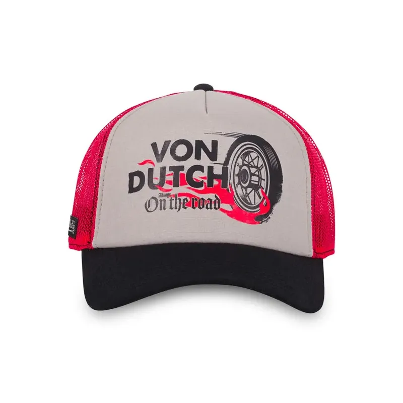 cafe 4 racer - Von Dutch Crew 21 cap red - Von Dutch Caps 