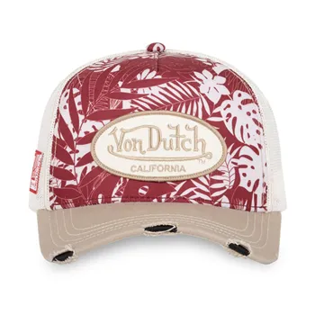 cafe 4 racer - Von Dutch Jungle čepice červená - Von Dutch Kšiltovky 