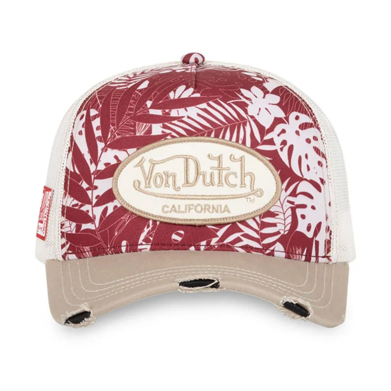 cafe 4 racer - Von Dutch Jungle čepice červená - Von Dutch Kšiltovky 