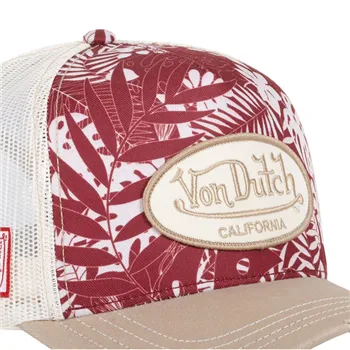 cafe 4 racer - Von Dutch Jungle čepice červená - Von Dutch Kšiltovky 