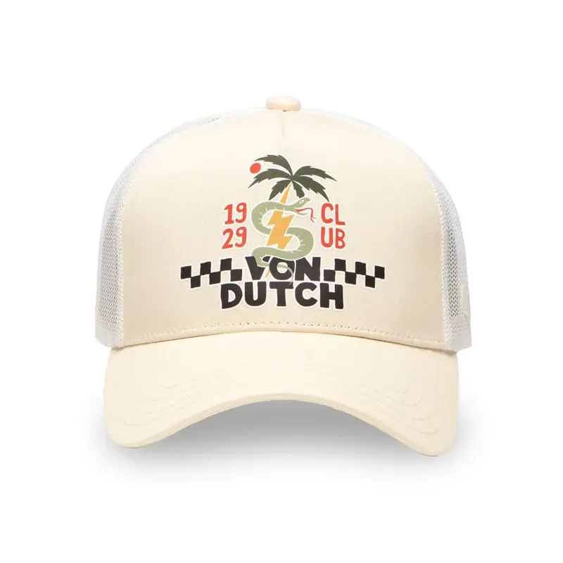 cafe 4 racer - Von Dutch Surf Snake cap off-white - Von Dutch Caps 