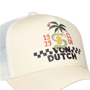 cafe 4 racer - Von Dutch Surf Snake cap off-white - Von Dutch Caps 