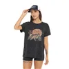 cafe 4 racer - Von Dutch Pin Up female t-shirt black - Von Dutch T-Shirts 