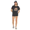 cafe 4 racer - Von Dutch Pin Up female t-shirt black - Von Dutch T-Shirts 