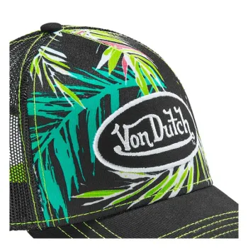 cafe 4 racer - Von Dutch Lifestyle čepice s potiskem rostlin - Von Dutch Kšiltovky 
