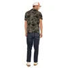 cafe 4 racer - Von Dutch Skully shirt green - Von Dutch Shirts 