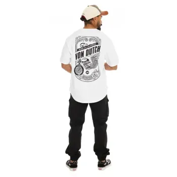 Von Dutch Vibes tričko béžové