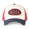 cafe 4 racer - Von Dutch Classic5 Logo čepice oranžová/šedá - Von Dutch Šiltovka 