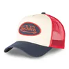 cafe 4 racer - Von Dutch Classic5 Logo čepice oranžová/šedá - Von Dutch Šiltovka 