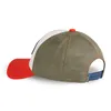 cafe 4 racer - Von Dutch Terry čiapka červená/khaki - Von Dutch Šiltovka 