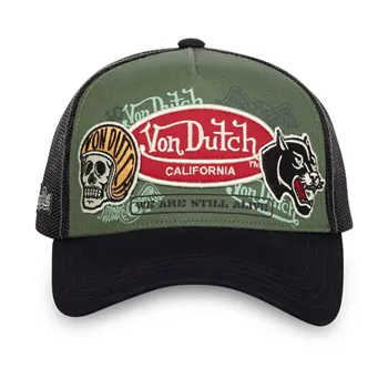 cafe 4 racer - Von Dutch Patches 05 cap green/black - Von Dutch Caps 