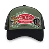cafe 4 racer - Von Dutch Patches 05 cap green/black - Von Dutch Caps 