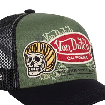 cafe 4 racer - Von Dutch Patches 05 cap green/black - Von Dutch Caps 