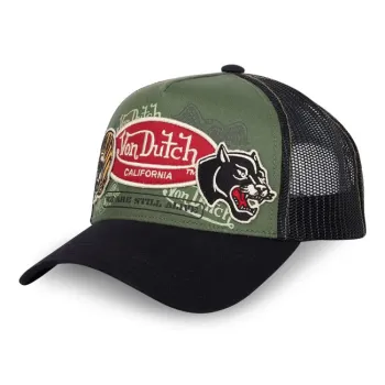 cafe 4 racer - Von Dutch Heritage čepice california černá&bílá - Von Dutch Šiltovka 