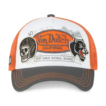 cafe 4 racer - Von Dutch Patches 06 cap orange/brown - Von Dutch Caps 