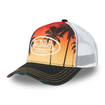 cafe 4 racer - Von Dutch Trucker cap Rag black  - Von Dutch Šiltovka 