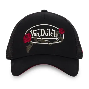 cafe 4 racer - Von Dutch Roses čierna šiltovka - Von Dutch Šiltovka 